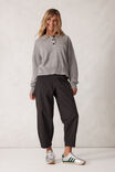 Long Sleeve Rugby Knit, GREY MARLE - alternate image 5