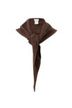 Sully Triangle Knit Scarf, CHOCOLATE - alternate image 2