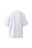 Tully Boyfriend Tee, WHITE/CERES SCRIPT POMEGRANATE EMBROIDERY - alternate image 3