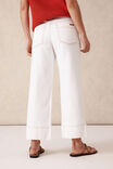Jude Wide Leg Crop Jean, FRESH ECRU - alternate image 3