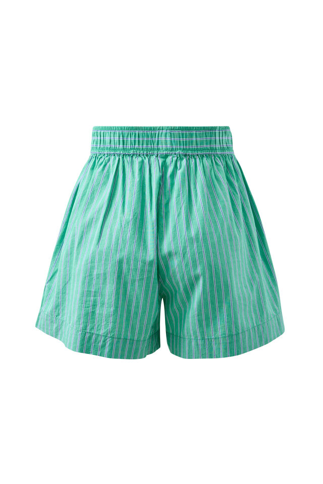 Mila Short, ZESTY GREEN TRIPLE STRIPE