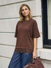 Lacey Tee, CHOCOLATE - alternate image 5