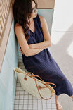 Square Knit Midi Tank Dress, NEW NAVY - alternate image 5