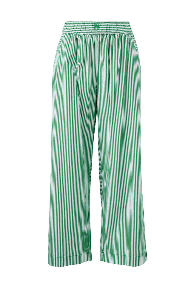 The Lounge Pant, KELLY GREEN WHITE STRIPE
