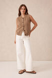 Wide Leg Front Pocket Jean, FRESH ECRU - alternate image 1