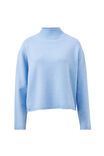Finley Funnel Neck Knit, CHINA BLUE - example image 2