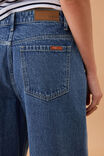 Maggie Tapered Barrel Jean, FRESH INDIGO - alternate image 3