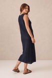 Square Knit Midi Tank Dress, NEW NAVY - alternate image 7