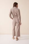 Jumpsuit With Organic Cotton Jf, WARM TAUPE - alternate image 3