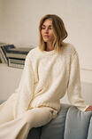 Sage Chunky Knit Crew, MARSHMALLOW - alternate image 6