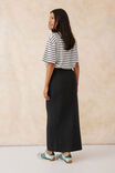 Soft Knit Maxi Skirt, BLACK - alternate image 3