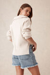 Slouchy Zip Knit, ECRU - alternate image 5