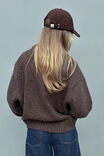 Lofty Knit Crew, CHOC FLECK - alternate image 3