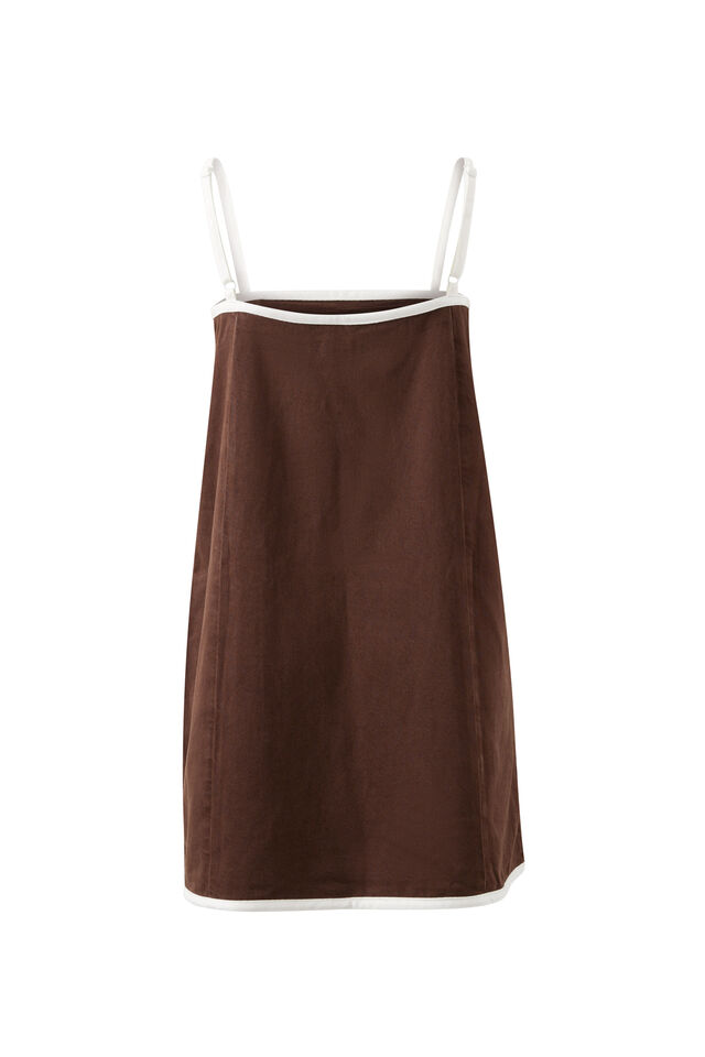 Mon Mini Dress, CHOCOLATE