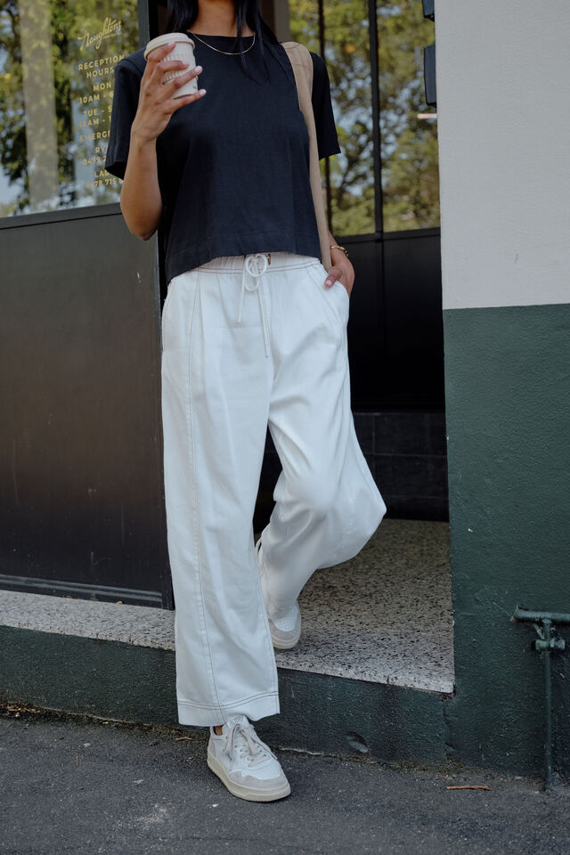Jessie Barrel Pant, FRESH ECRU