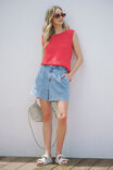 Margot Mesh Knit Tank, HERITAGE RED - alternate image 4
