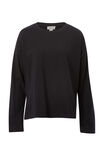 Scout Slouchy Long Sleeve  Tee, BLACK - alternate image 2
