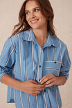 Heritage Shirt, OXFORD BLUE WHITE NAVY STRIPE - alternate image 6