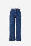 Wide Leg Jean In Organic Cotton, INDIGO BLUE - alternate image 2
