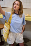 Ringer Tee, CHALK BLUE/MOONLIGHT - alternate image 1