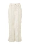 Seamed Utility Pant, WARM WHITE - alternate image 2