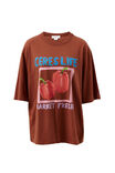 Liv Oversized Tee, GINGER/FARMERS MARKET - alternate image 2
