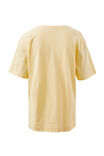 Stevie Slouchy Tee, SUNNY YELLOW/FRENCH NAVY EMBROIDERY - alternate image 3