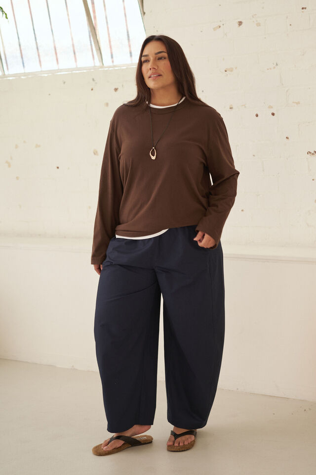 Bella Barrel Pant, TRUE NAVY