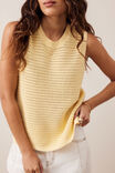 Maddy Mesh Knit Tank, NEW BUTTER - example image 5