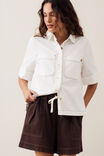 Darcy Relaxed Everyday Short, CHOCOLATE - example image 6