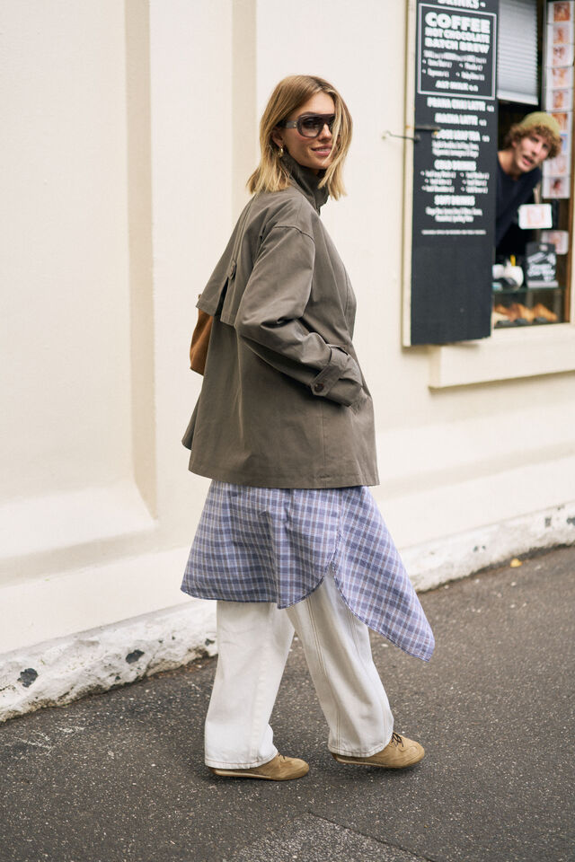 Estelle Funnel Neck Jacket, MOSS