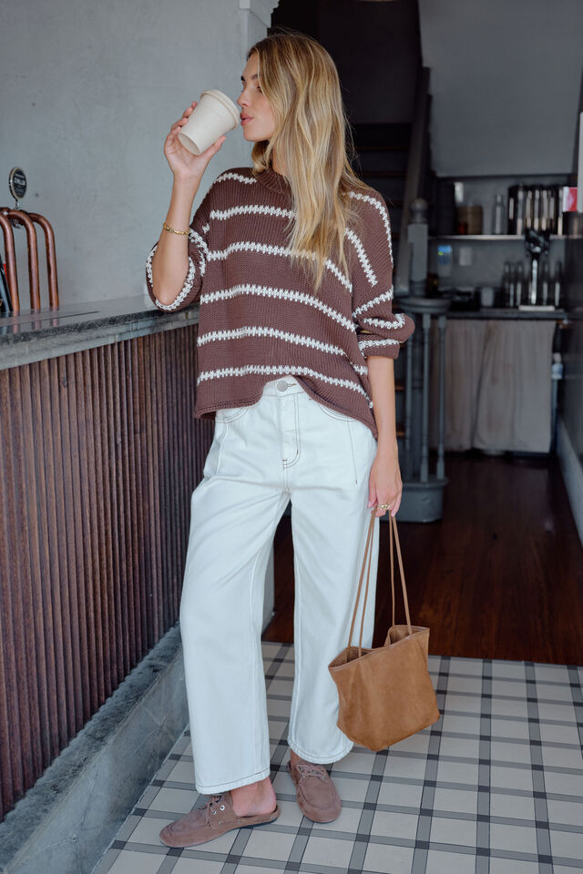 Demi Barrel Jean, FRESH ECRU