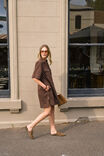 Bonnie Relaxed Shirt Dress, CHOCOLATE - example image 5