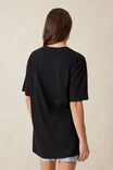 Longline Step Hem Tee, BLACK - alternate image 3