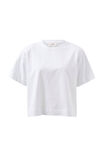 Boxy Shoulder Tee, WHITE - alternate image 2