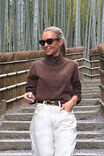 Penny Knit Cardi, CHOC MARLE - alternate image 1
