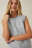 Contrast Knit Vest, GREY MARLE - alternate image 4
