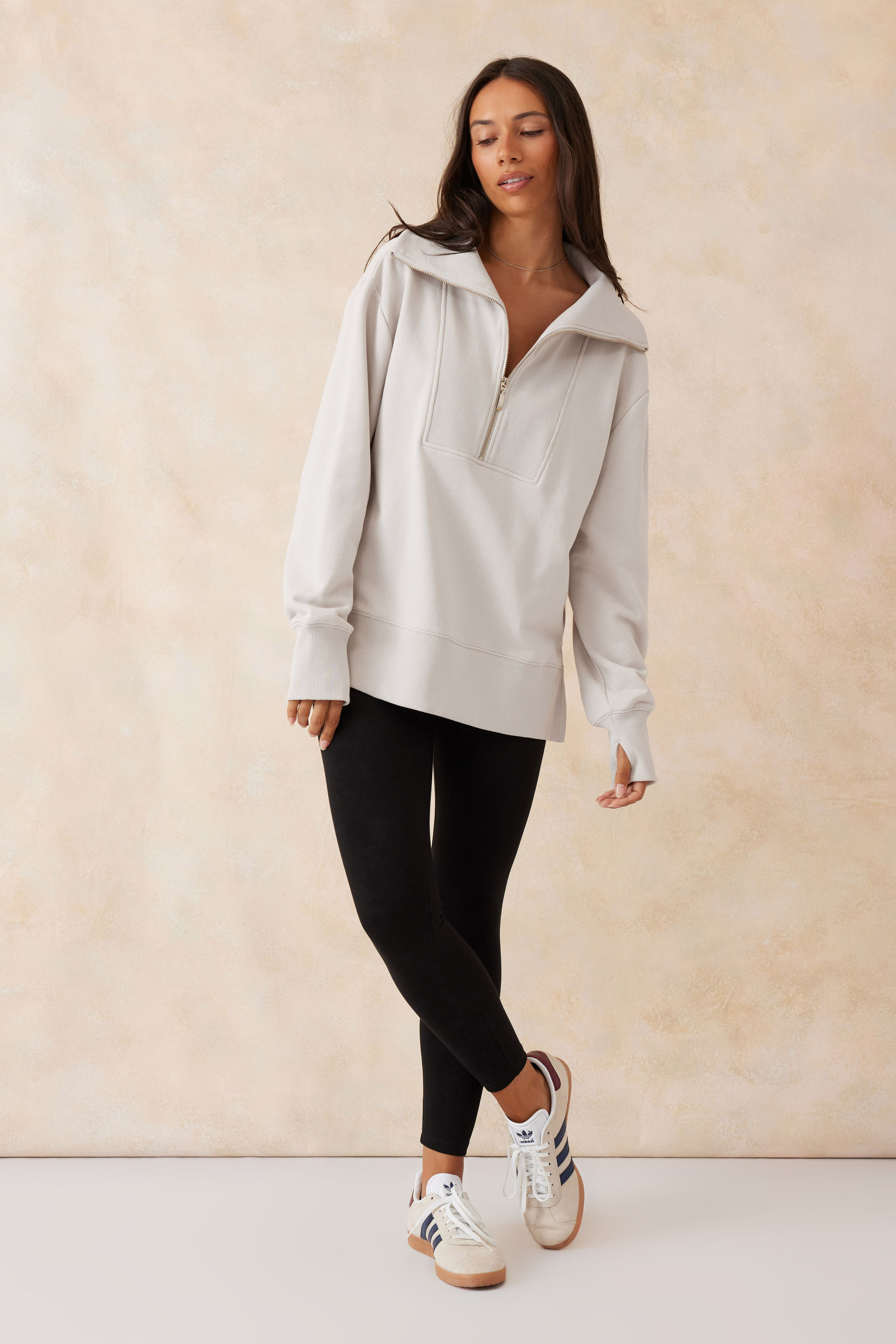 Half Zip Sweat