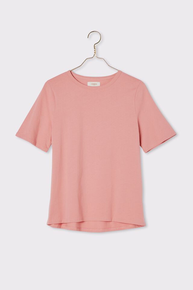 Organic Daily Tee, WASHED PINK
