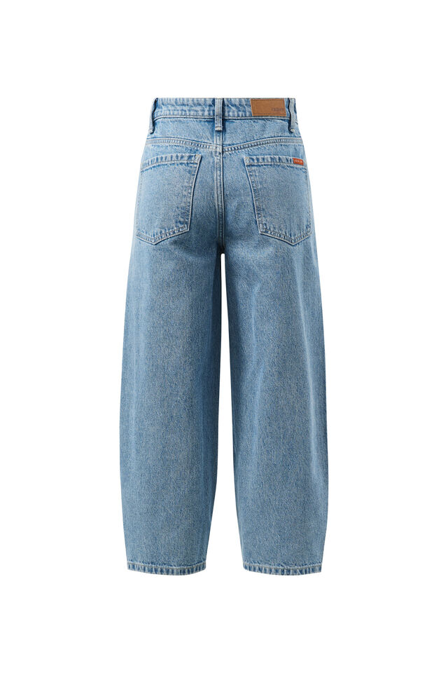 Maggie Tapered Barrel Jean, MID VINTAGE BLUE