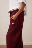 Bowie Barrel Leg Trackpant, BURGUNDY CONTRAST BUFF BIND - alternate image 4