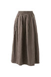 Florence Maxi Skirt, CHOCOLATE WHITE STRIPE - example image 2