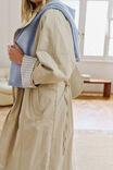 Rowan Longline Jacket, STONE - example image 5
