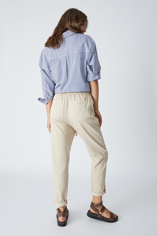 Baggy Everyday Pant, PEBBLE