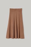 Soft Knit A Line Skirt In Recycled Blend, TAUPE MARLE - alternate image 5