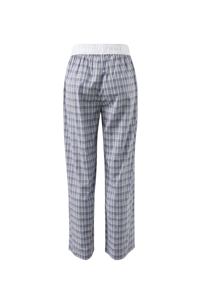 The Lounge Pant, BLUE CHOCOLATE CHECK