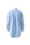 Peta Oversized Shirt, POWDER BLUE TRIPLE STRIPE - alternate image 3