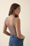 Double Layer Tank Top, TAUPE - alternate image 3