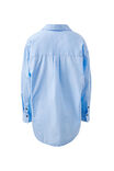 Peta Oversized Shirt, SKY BLUE - example image 3