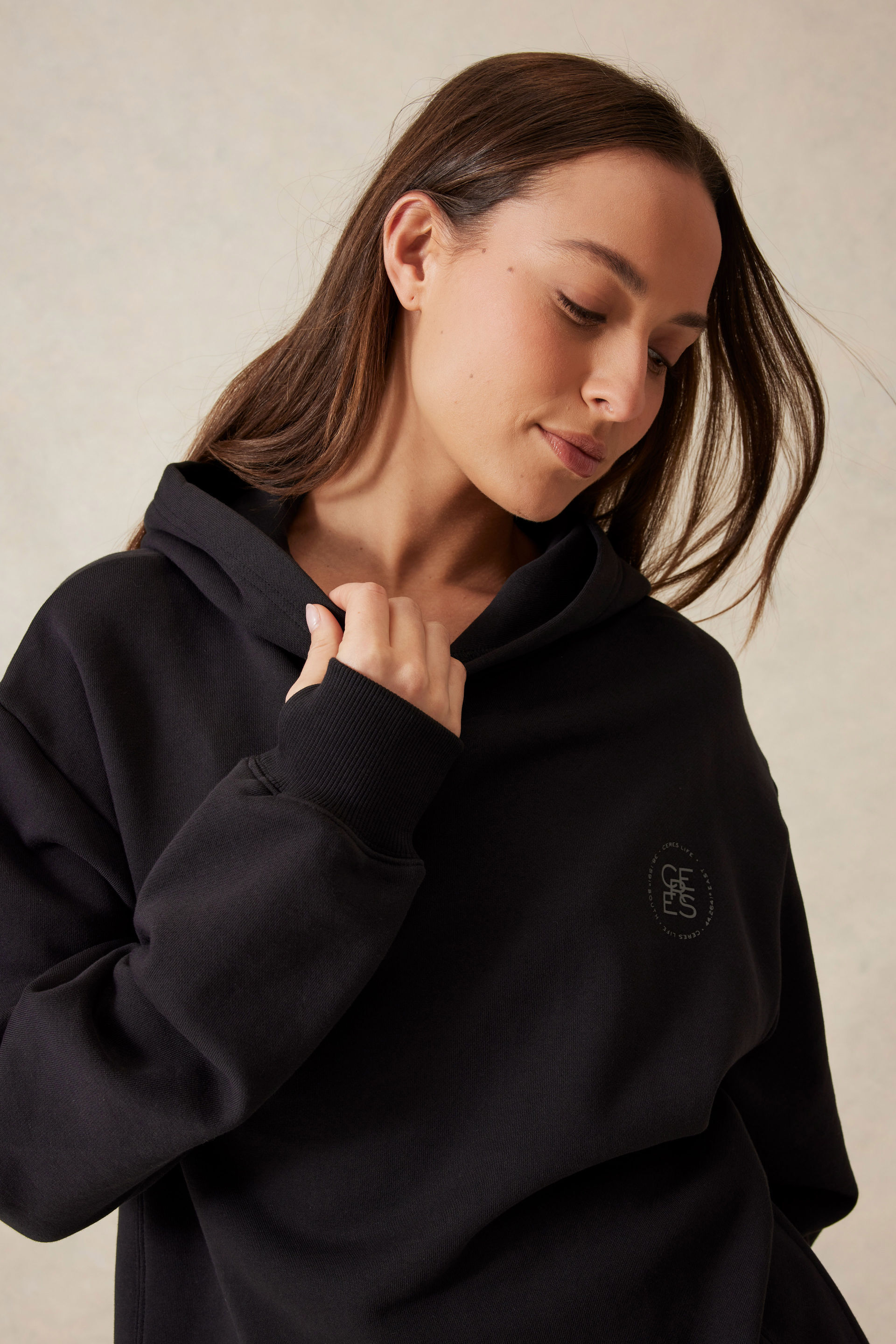 Cosy oversized hoodie clearance
